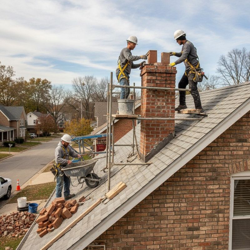 Brick Chimney Installation