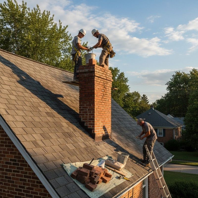 Brick Chimney Installation