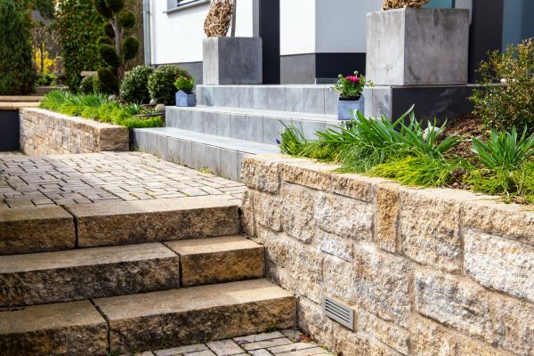 Stone Step Replacement in Brunswick