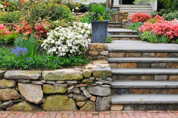 Stone Stairs Repair in Brunswick