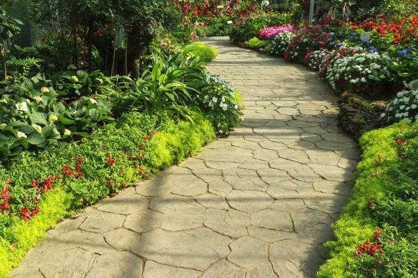 Stone Pathway Repair in Brunswick