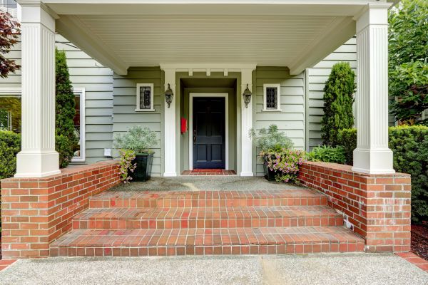 Front Porch Masonry Repair in Brunswick
